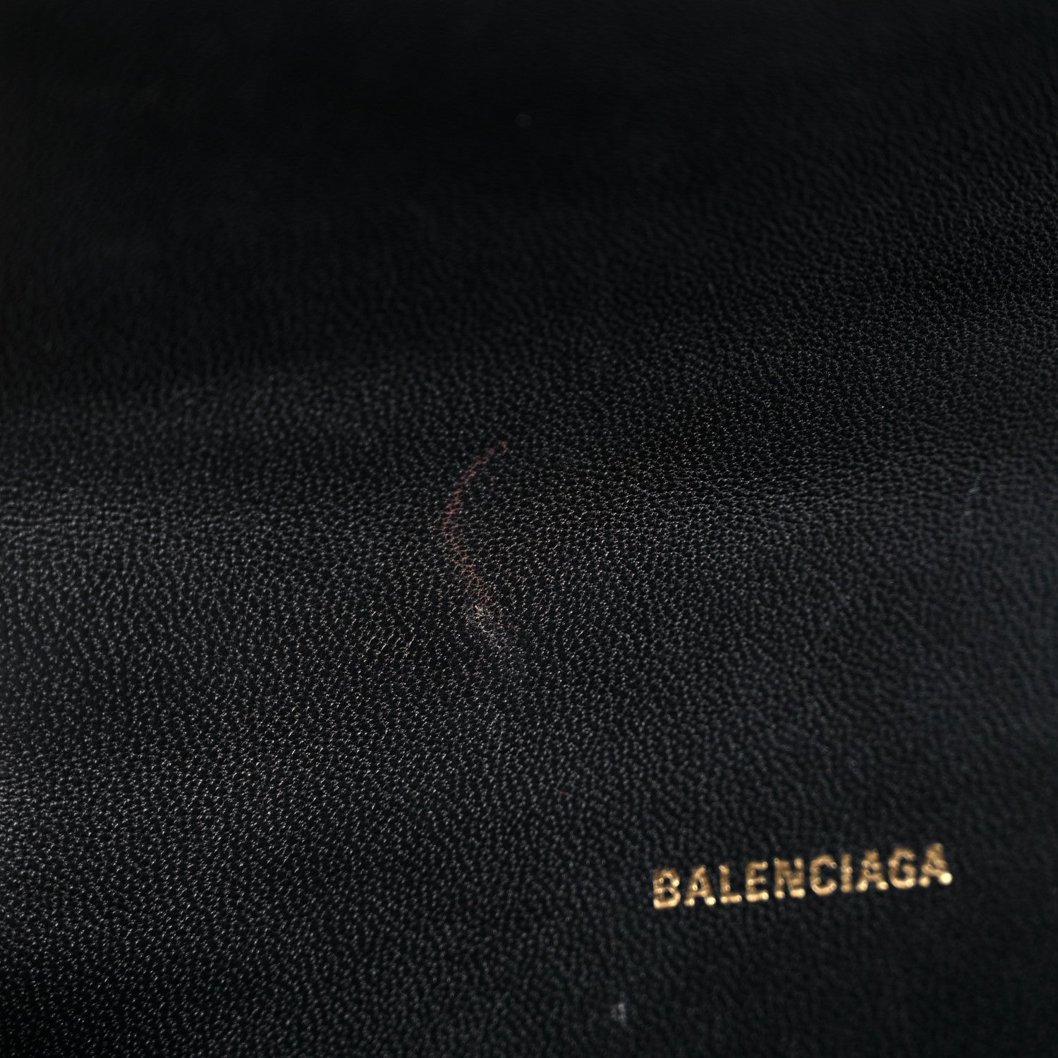 Balenciaga Metallic Calfskin Crocodile Embossed Hourglass Top Handle Bag XS Gold 11 of 14