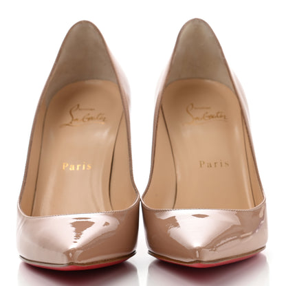 Christian Louboutin Patent Decollete 554 85 Pumps 36.5 Nude 2 of 11
