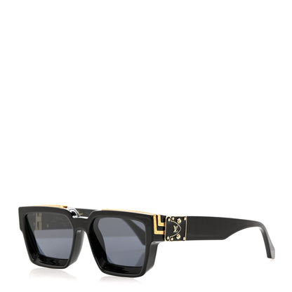 Louis Vuitton Acetate 1.1 Millionaires Sunglasses Z1165E Black 1 of 10