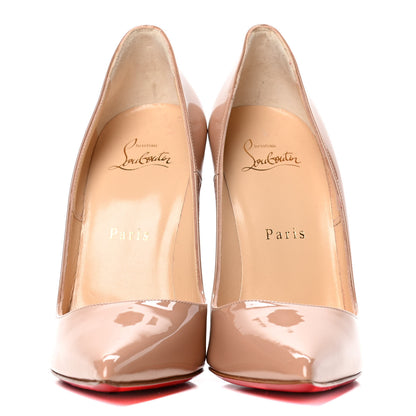 Christian Louboutin Patent So Kate 120 Pumps 37.5 Nude 2 of 5