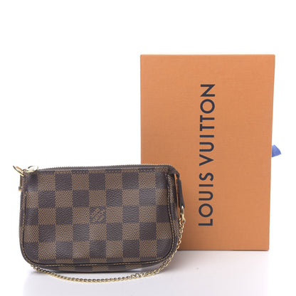 Louis Vuitton Damier Ebene Mini Pochette Accessories 8 of 8