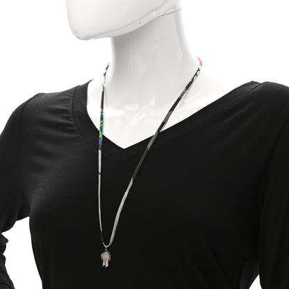 Hermes Silk Tourbillon de Couleurs Necklace Multicolor 2 of 7