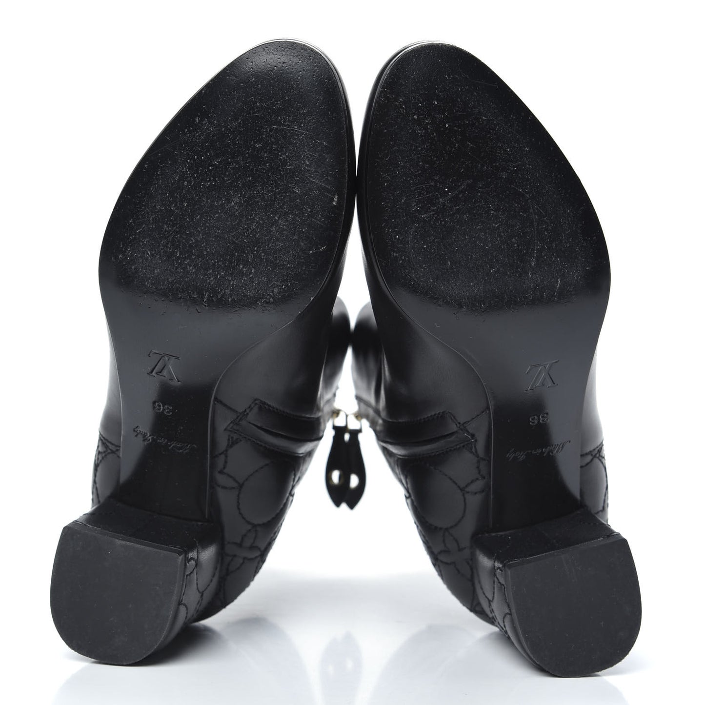Lambskin Upstage Ankle Boots 36 Black