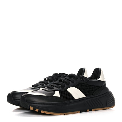 Bottega Veneta Calfskin Technical Mesh Speedster Sneakers 41 Black 3 of 8