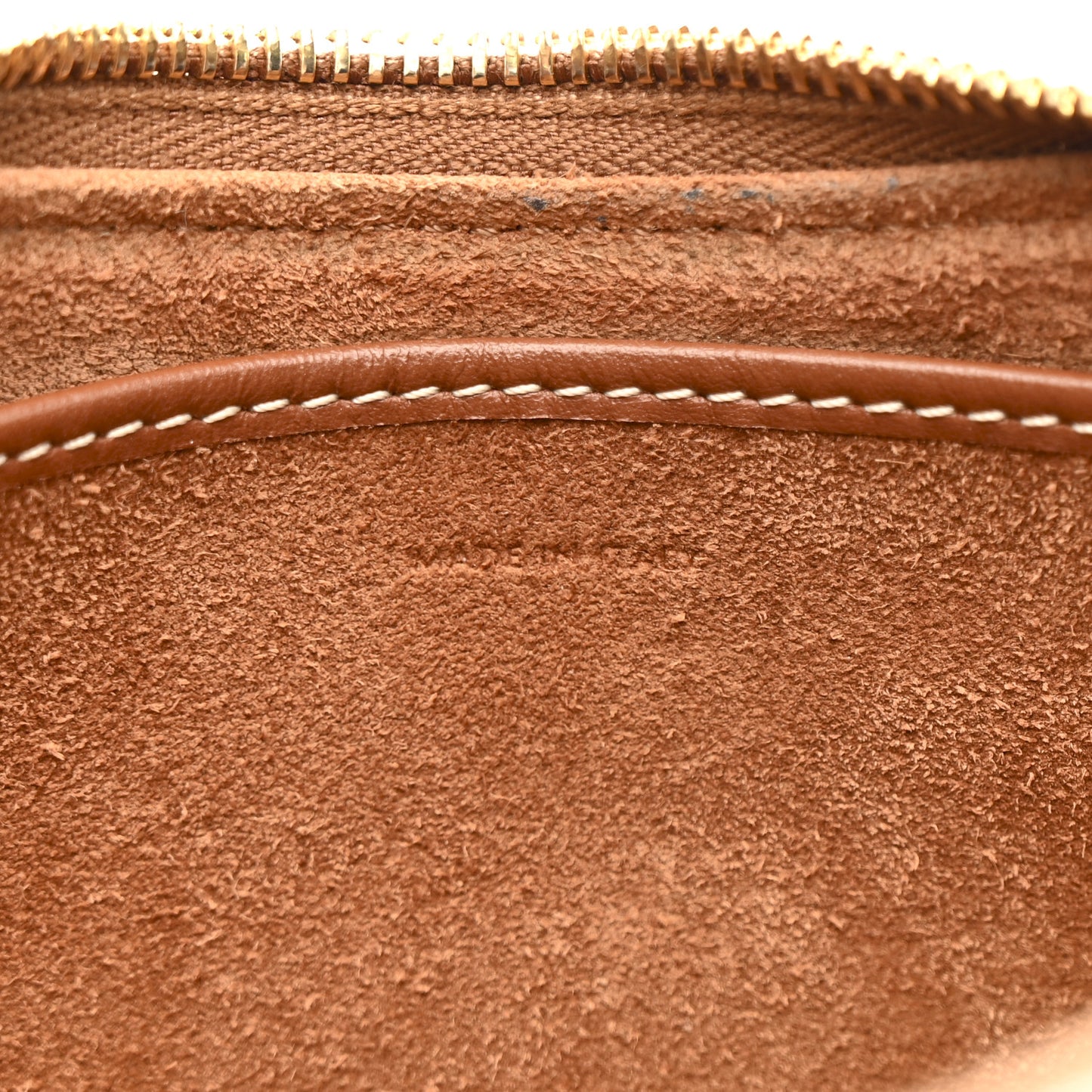 Smooth Calfskin Medium Strap Ava Shoulder Bag Tan