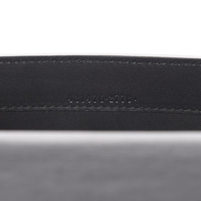 Gucci GG Supreme Monogram Mini Peony Pearly Clutch Black 6 of 7