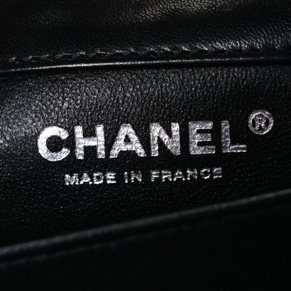 Chanel Lambskin Quilted Extra Mini Rectangular Flap Black 6 of 10