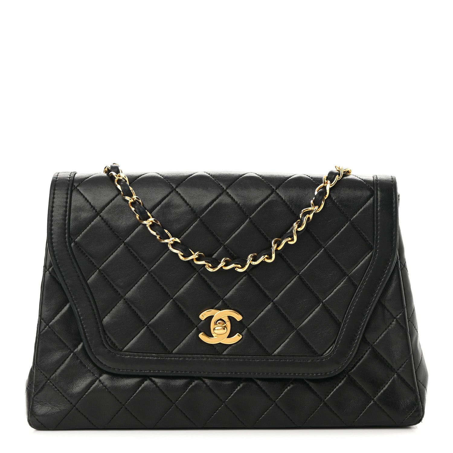Chanel Lambskin Quilted Single Flap Black 3 of 11
