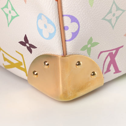Louis Vuitton Monogram Multicolor Speedy 40 White 10 of 12