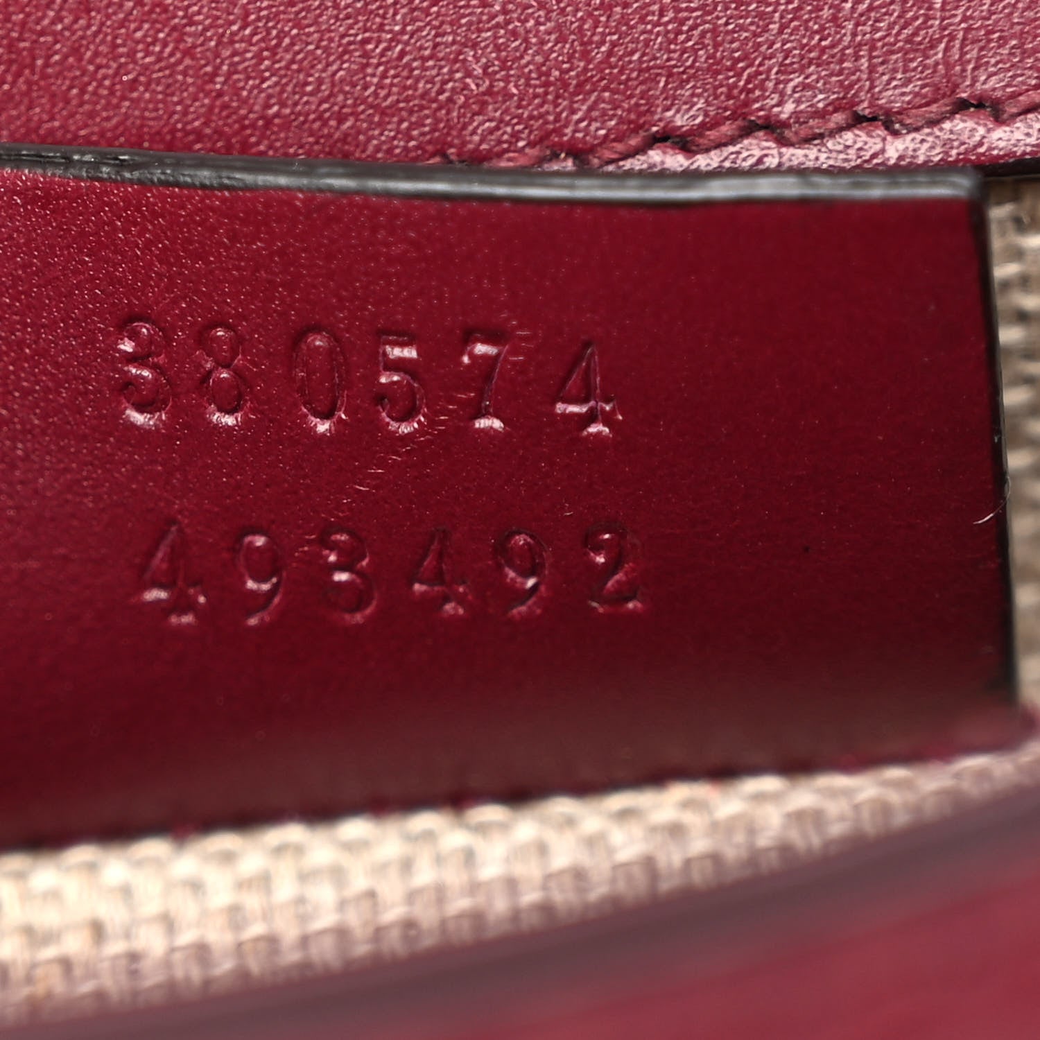 Gucci Ruinart Calfskin Small Lady Web Shoulder Bag Red 7 of 12