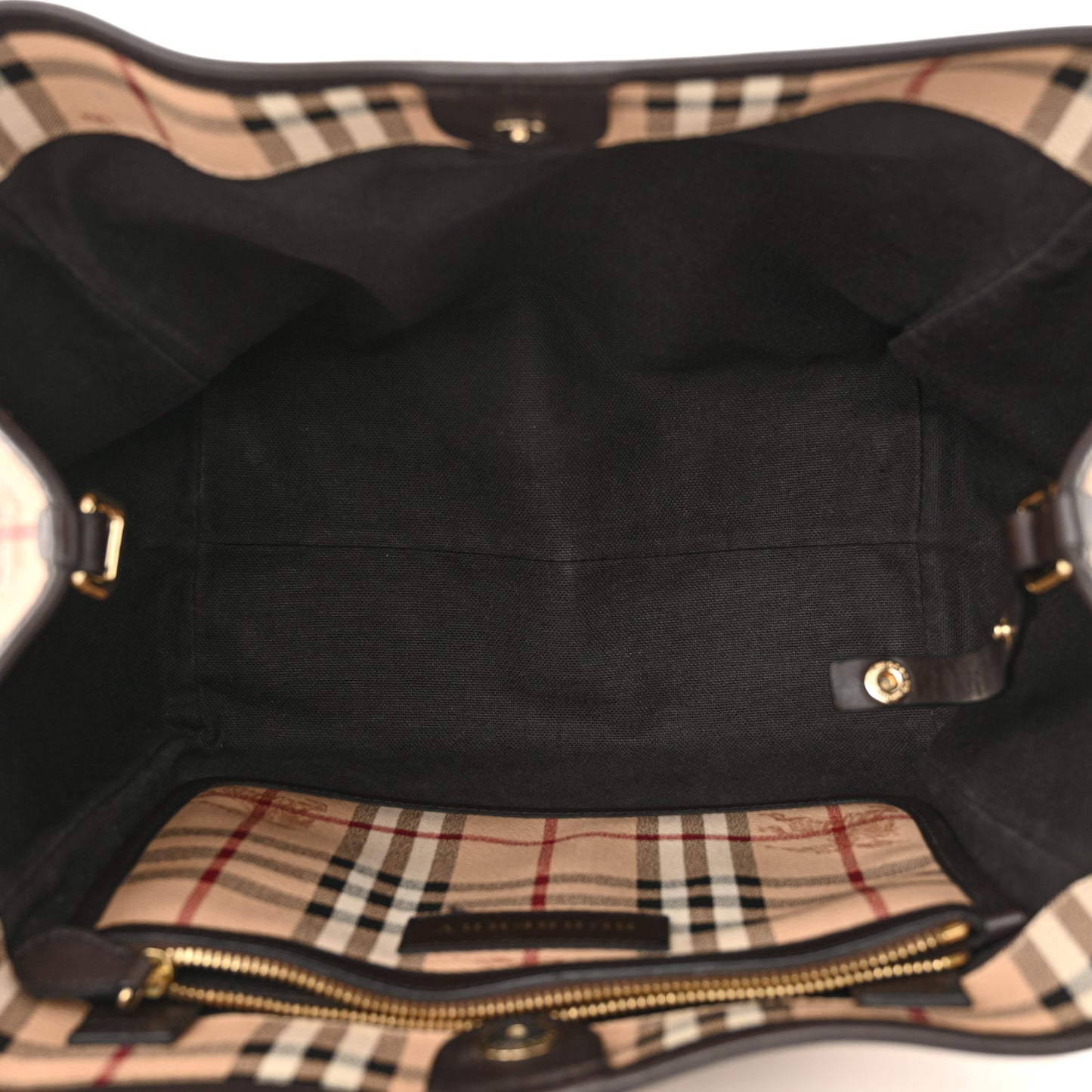 Haymarket Check Small Canterbury Tote Chocolate