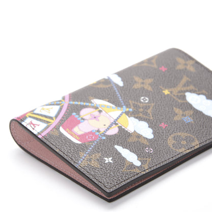 Louis Vuitton Monogram 2020 Christmas Animation Big Wheel Passport Cover Rose Ballerine 6 of 10