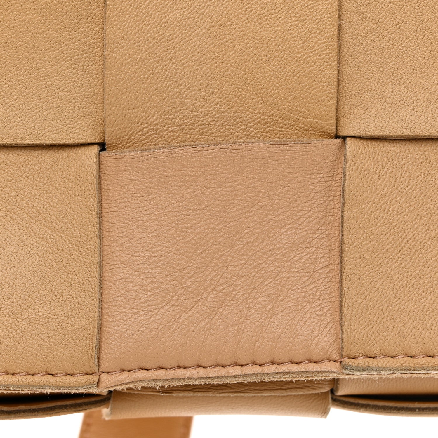 Bottega Veneta Lambskin Maxi Intrecciato Cassette Crossbody Bag Porridge 5 of 12