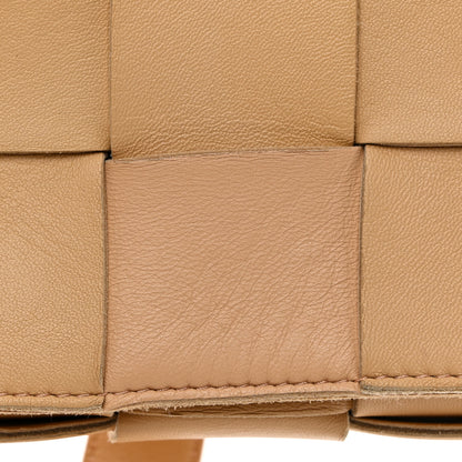 Bottega Veneta Lambskin Maxi Intrecciato Cassette Crossbody Bag Porridge 5 of 12