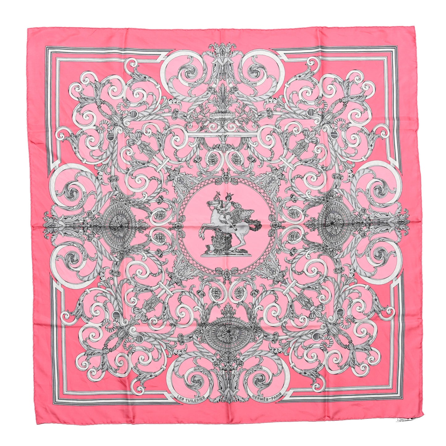 Silk Les Tuileries Scarf 90