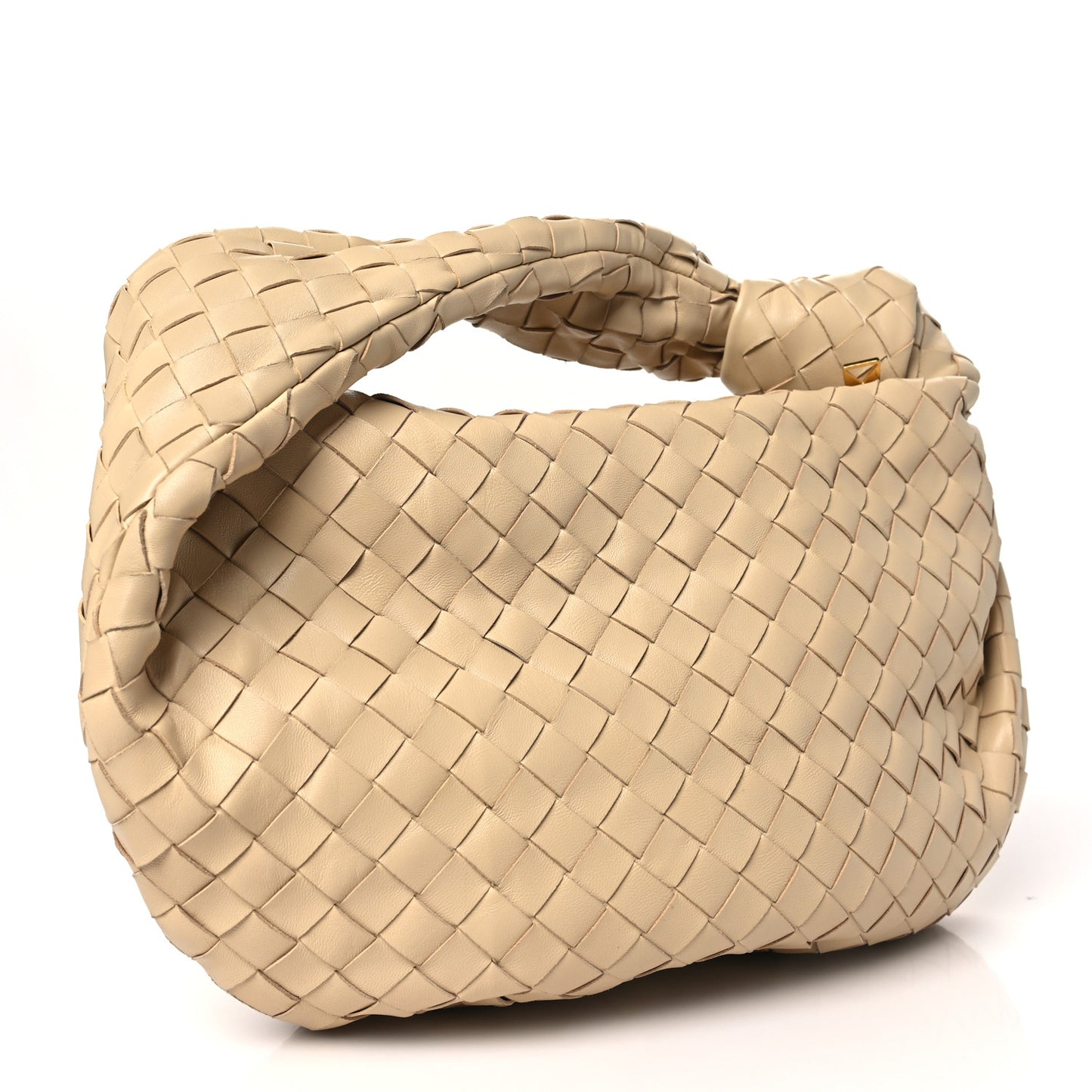 Nappa Intrecciato Teen Jodie Hobo Porridge