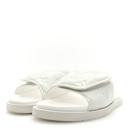 Louis Vuitton Empreinte Mens Miami Mule 11 White 2 of 7
