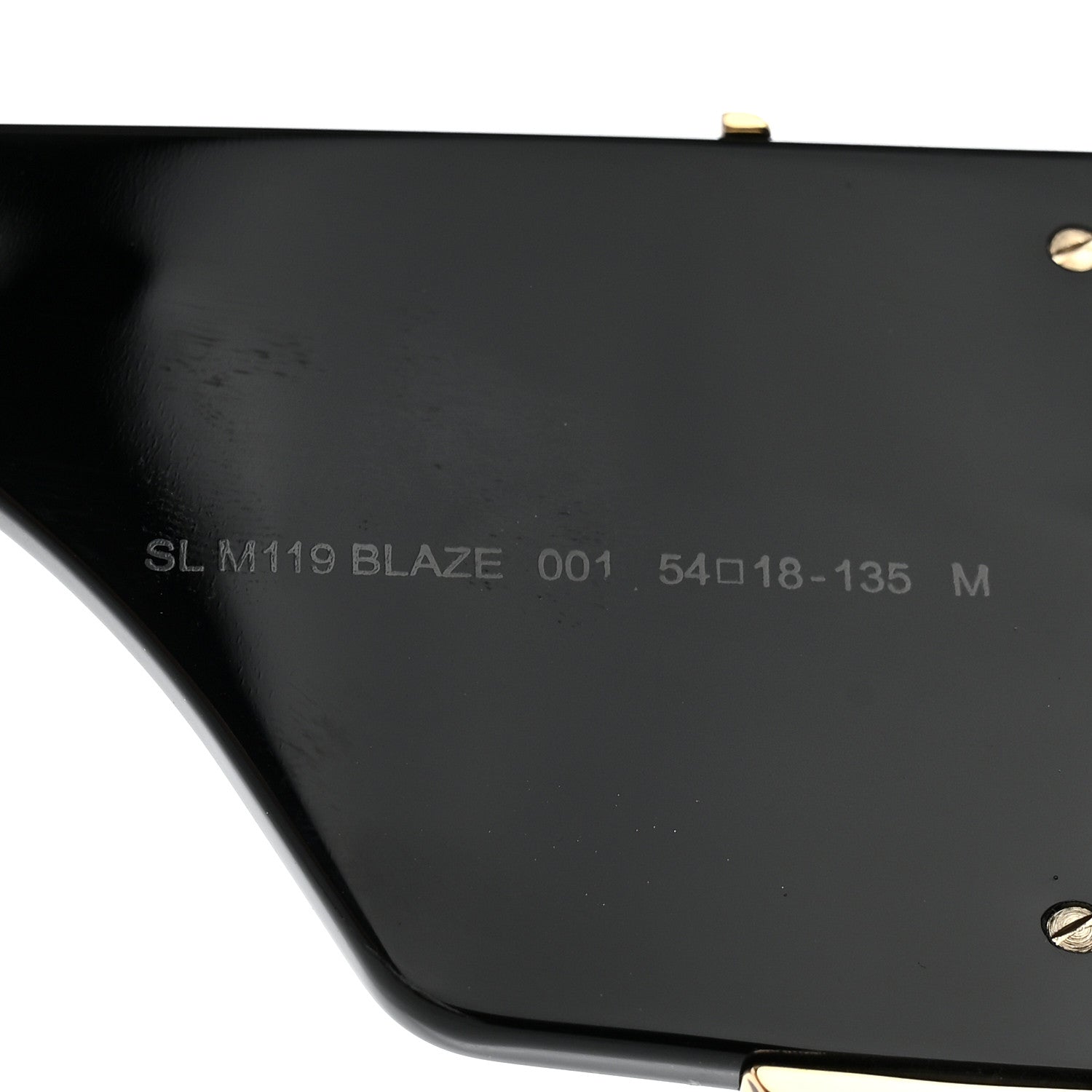 Saint Laurent Acetate Blaze Sunglasses SL M119 Black 7 of 8