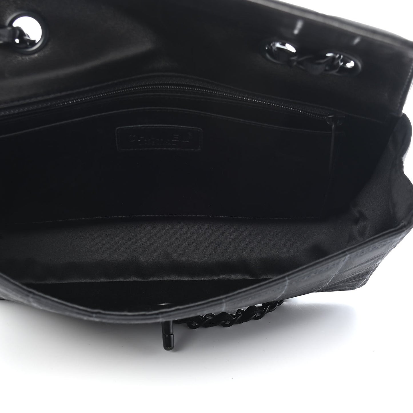 Nylon Medium Travel Flap Black