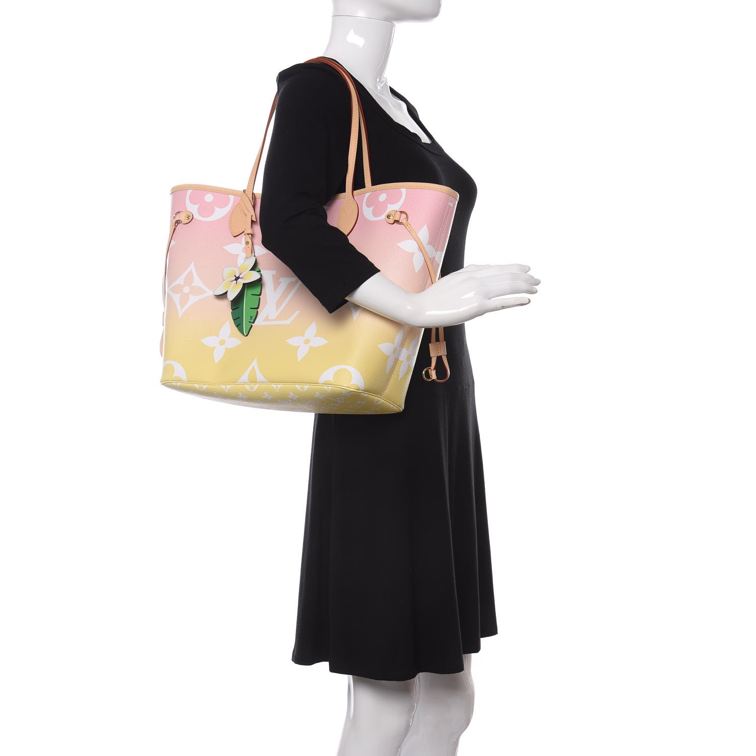 Louis Vuitton Monogram Giant By The Pool Neverfull MM Light Pink 2 of 10