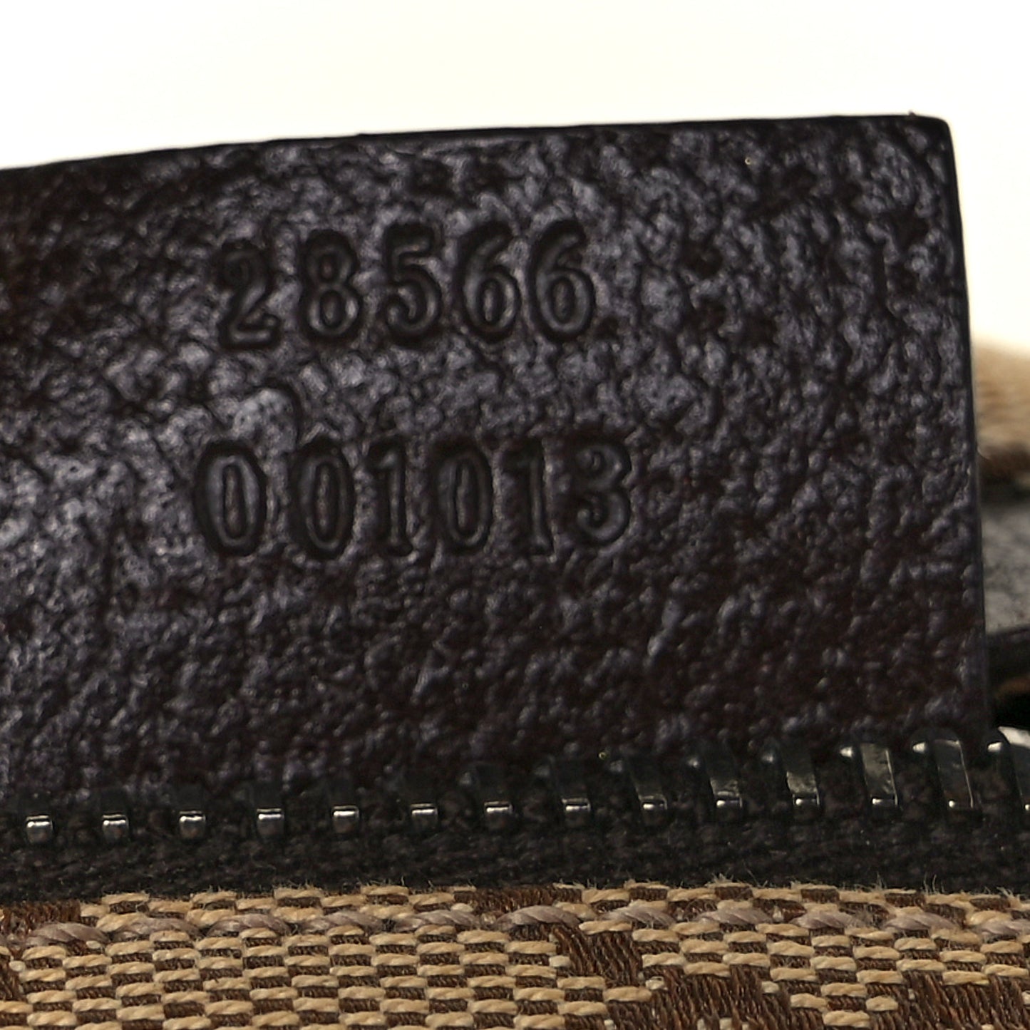 GG Monogram Double Pocket Belt Bag Dark Brown