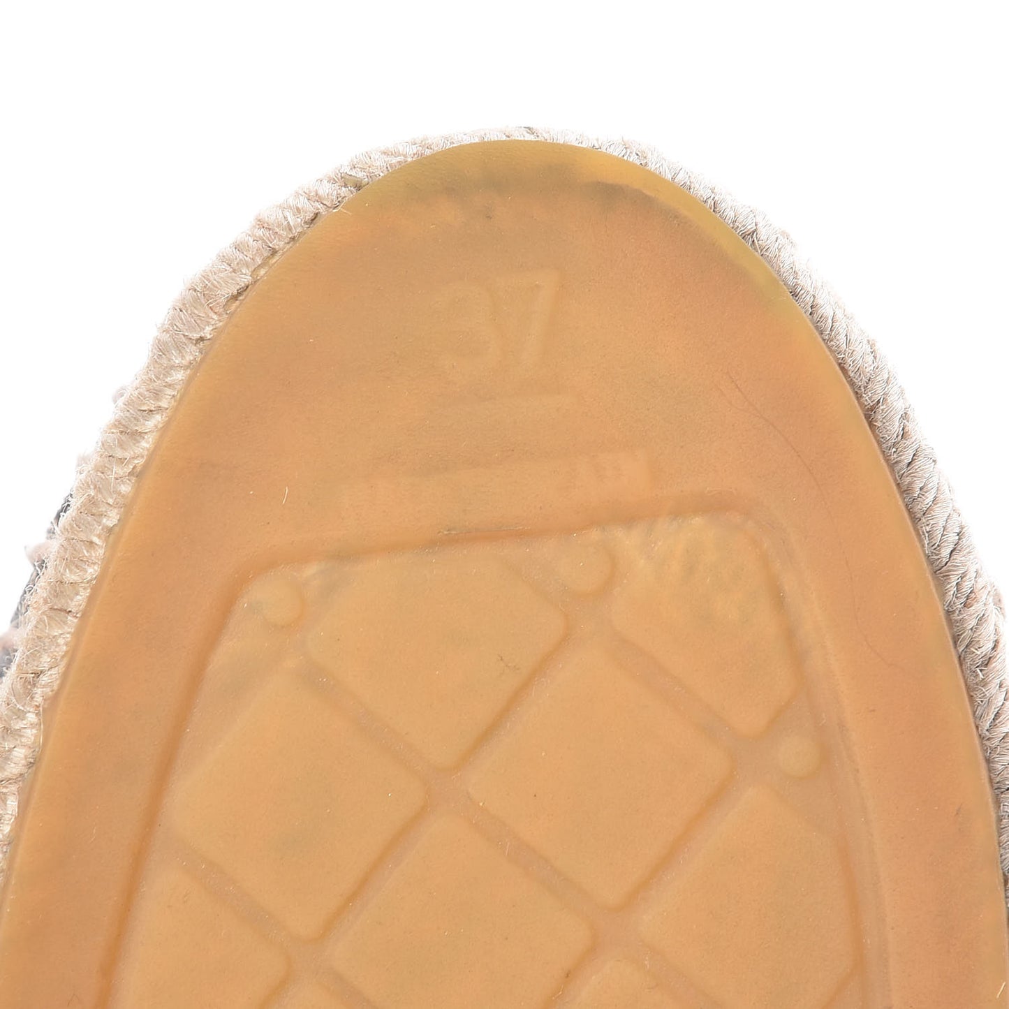 Striated Suede Espadrilles 37 Dark Grey