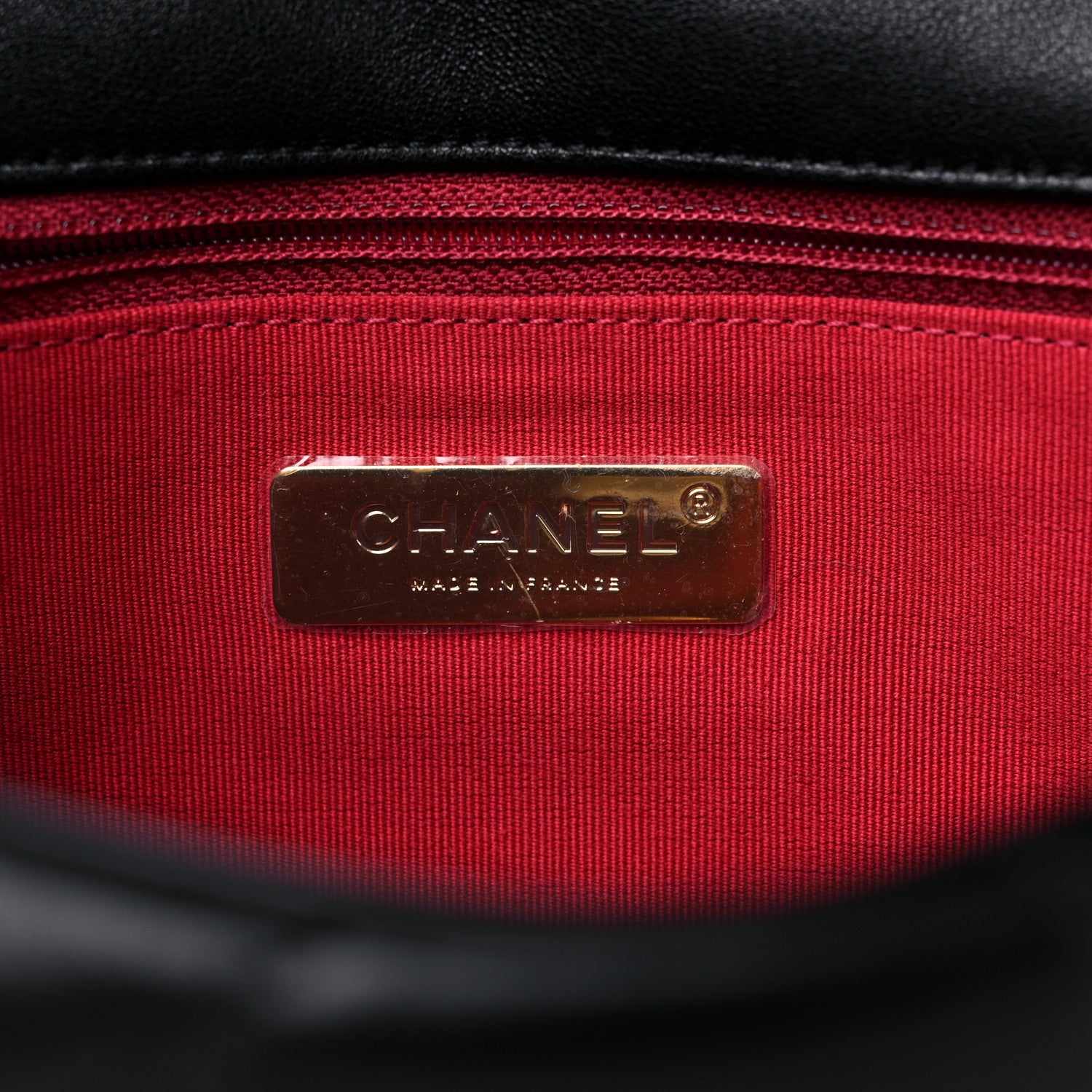 Chanel Lambskin Quilted Medium Chanel 19 Flap Black 7 of 11
