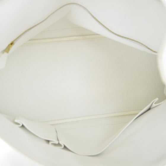 Hermes Taurillon Clemence JPG Shoulder Birkin II 42 White 7 of 10