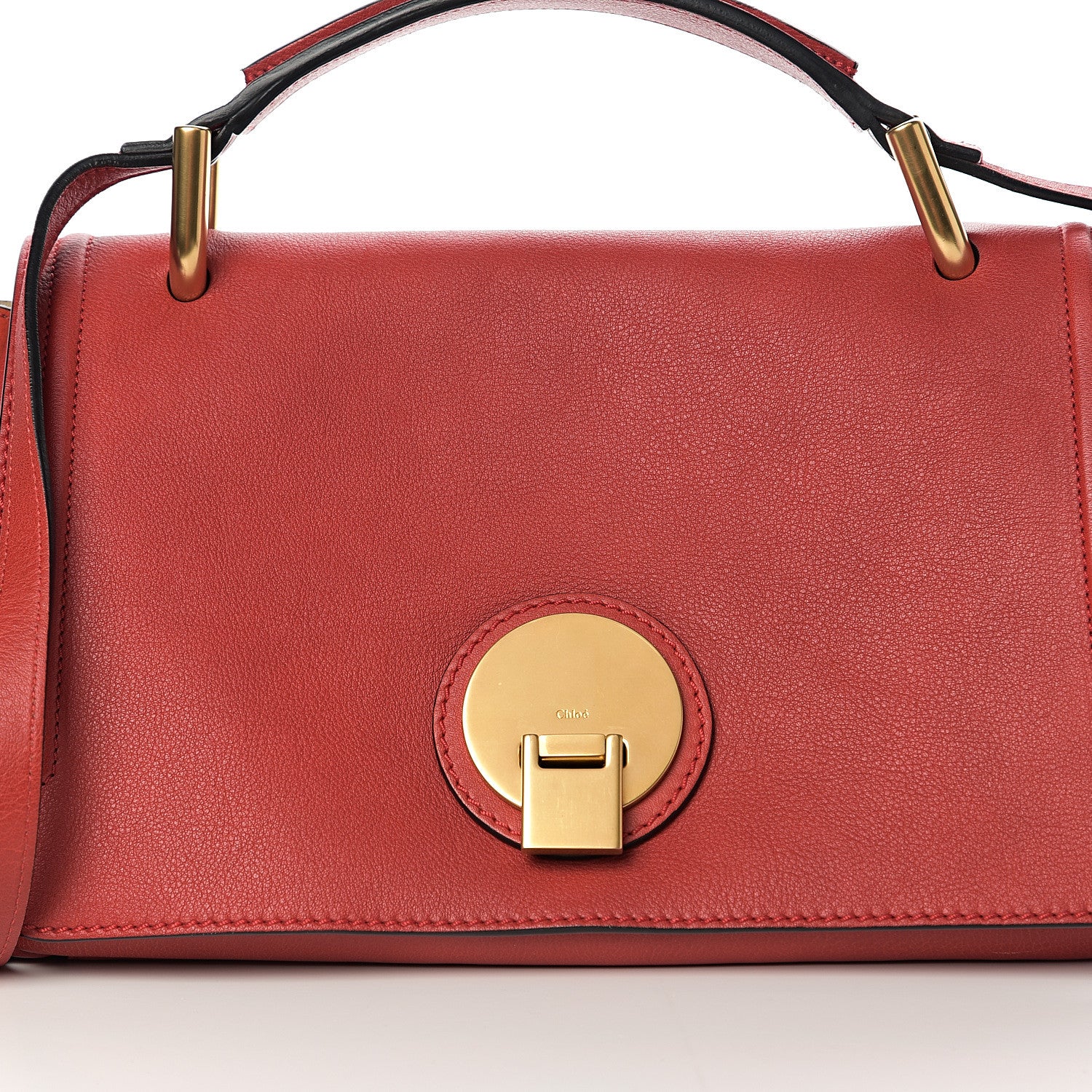 Chloe Smooth Calfskin Medium Indy Shoulder Bag Poppy 9 of 9