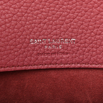 Saint Laurent Grained Calfskin Baby Supple Sac De Jour Dark Rose 6 of 9
