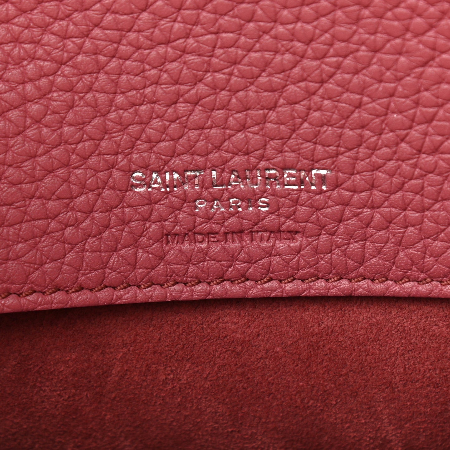 Grained Calfskin Baby Supple Sac De Jour Dark Rose