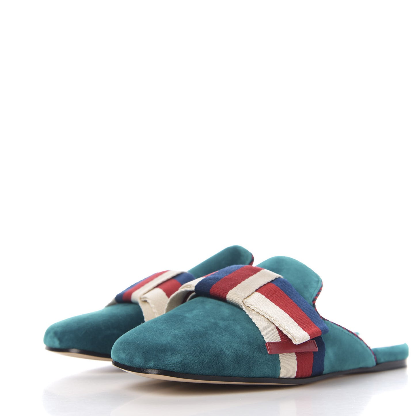 Softy Velvet Sylvie Bow Slippers 37 Pavone