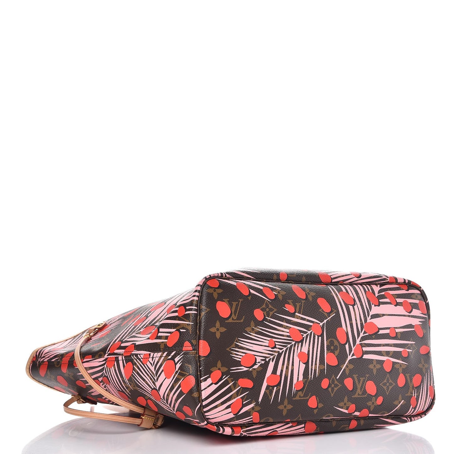 Monogram Jungle Dots Neo Neverfull MM Sugar Pink Poppy