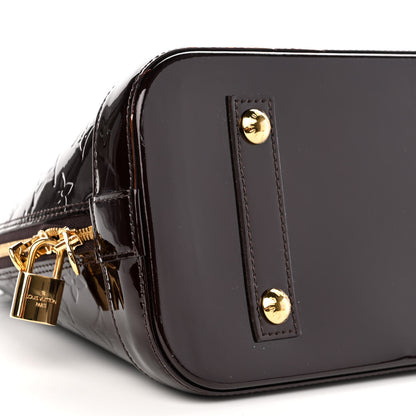 Louis Vuitton Vernis Alma PM Amarante 9 of 10
