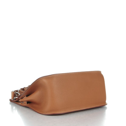 Hermes Taurillon Clemence Jypsiere 28 Gold 4 of 9