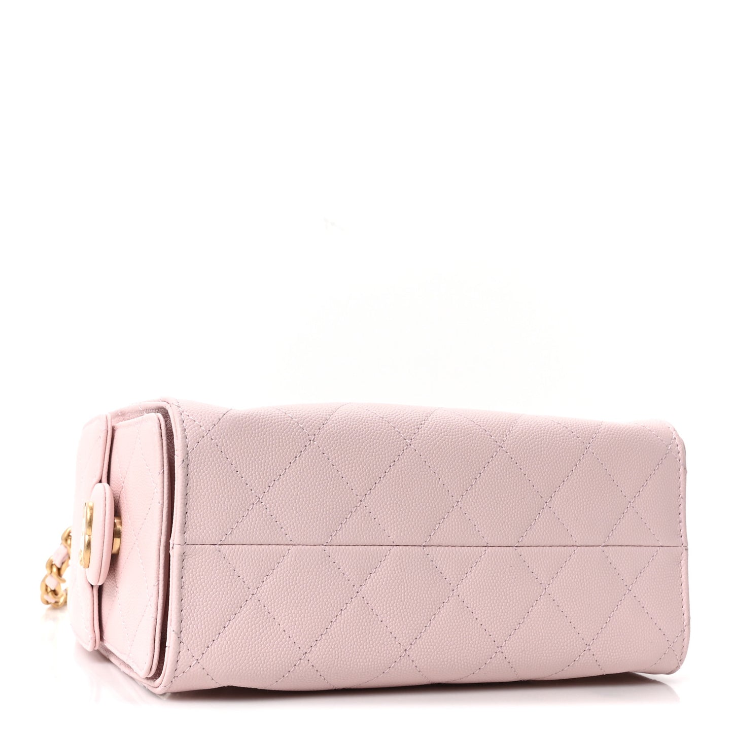 Caviar Quilted Mini Chanel 25 Handbag Light Pink