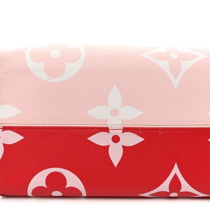 Louis Vuitton Monogram Giant Onthego GM Rouge Rose 18 of 23