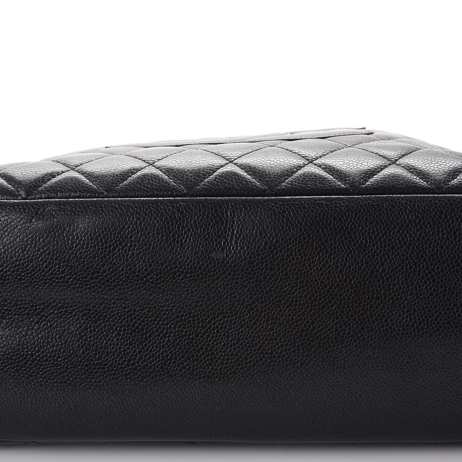 Chanel Caviar Quilted Grand Shopping Tote GST Black 9 of 9