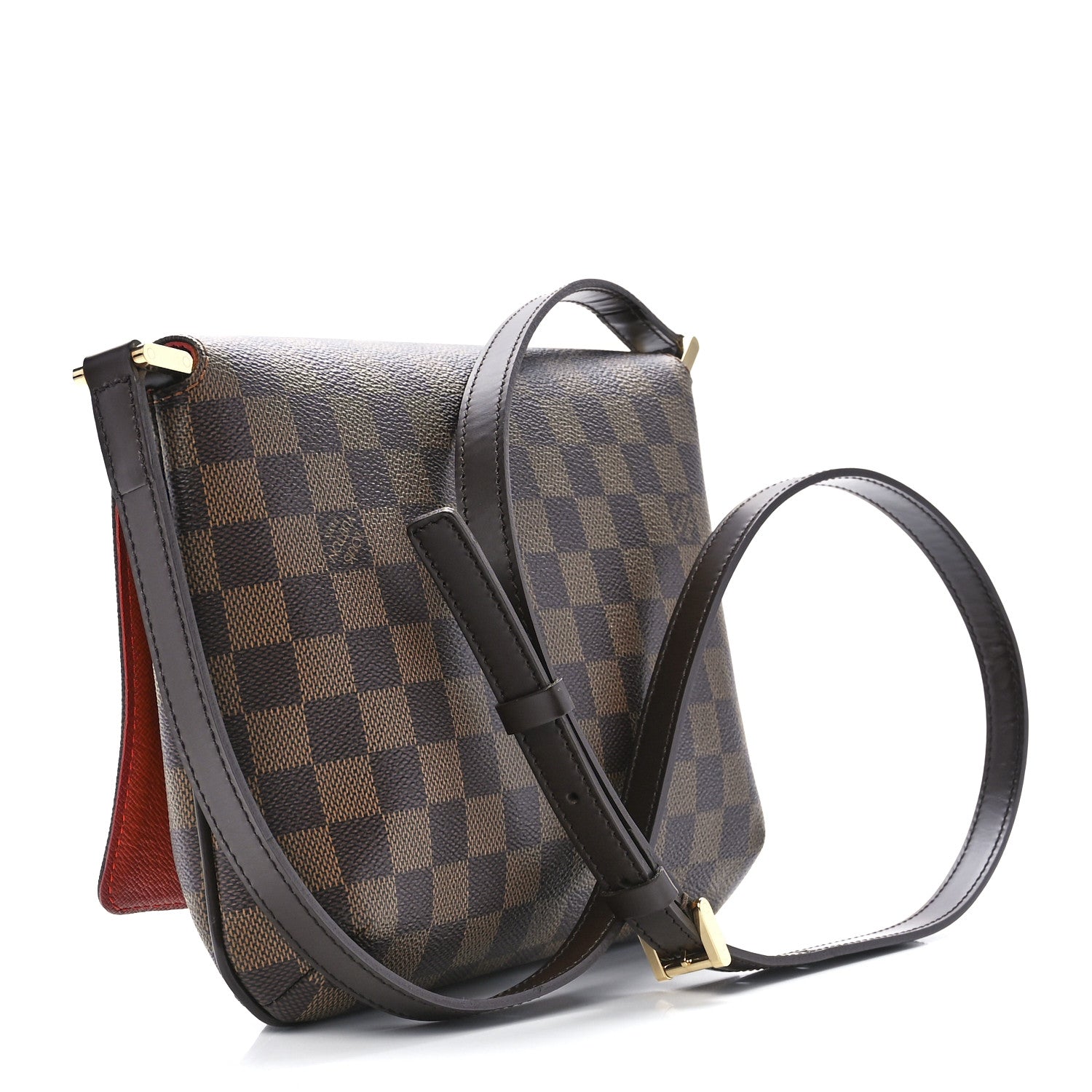 Louis Vuitton Damier Ebene Musette Tango Long Strap 3 of 10