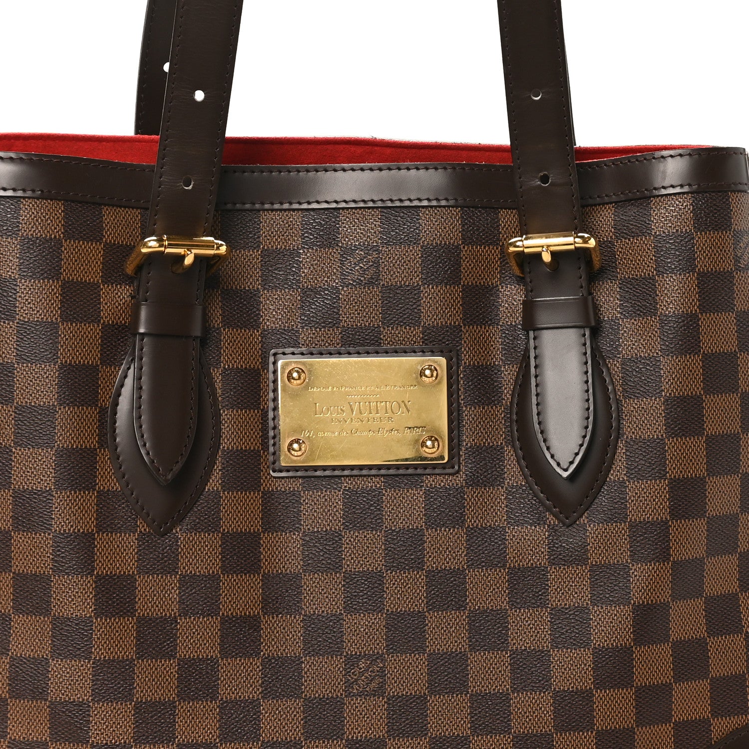 Louis Vuitton Damier Ebene Hampstead MM 7 of 9