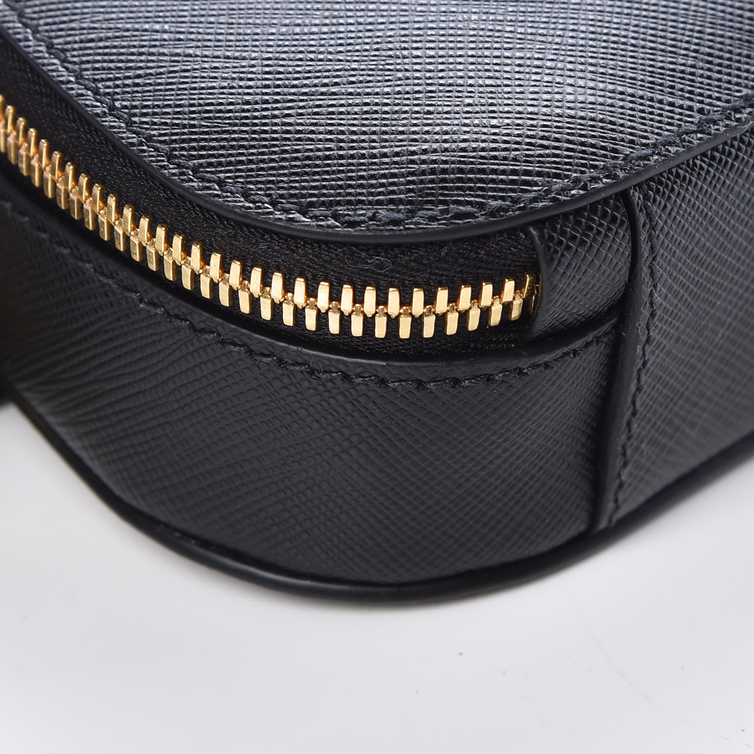 Prada Saffiano Lux Odette Belt Bag Black 8 of 9