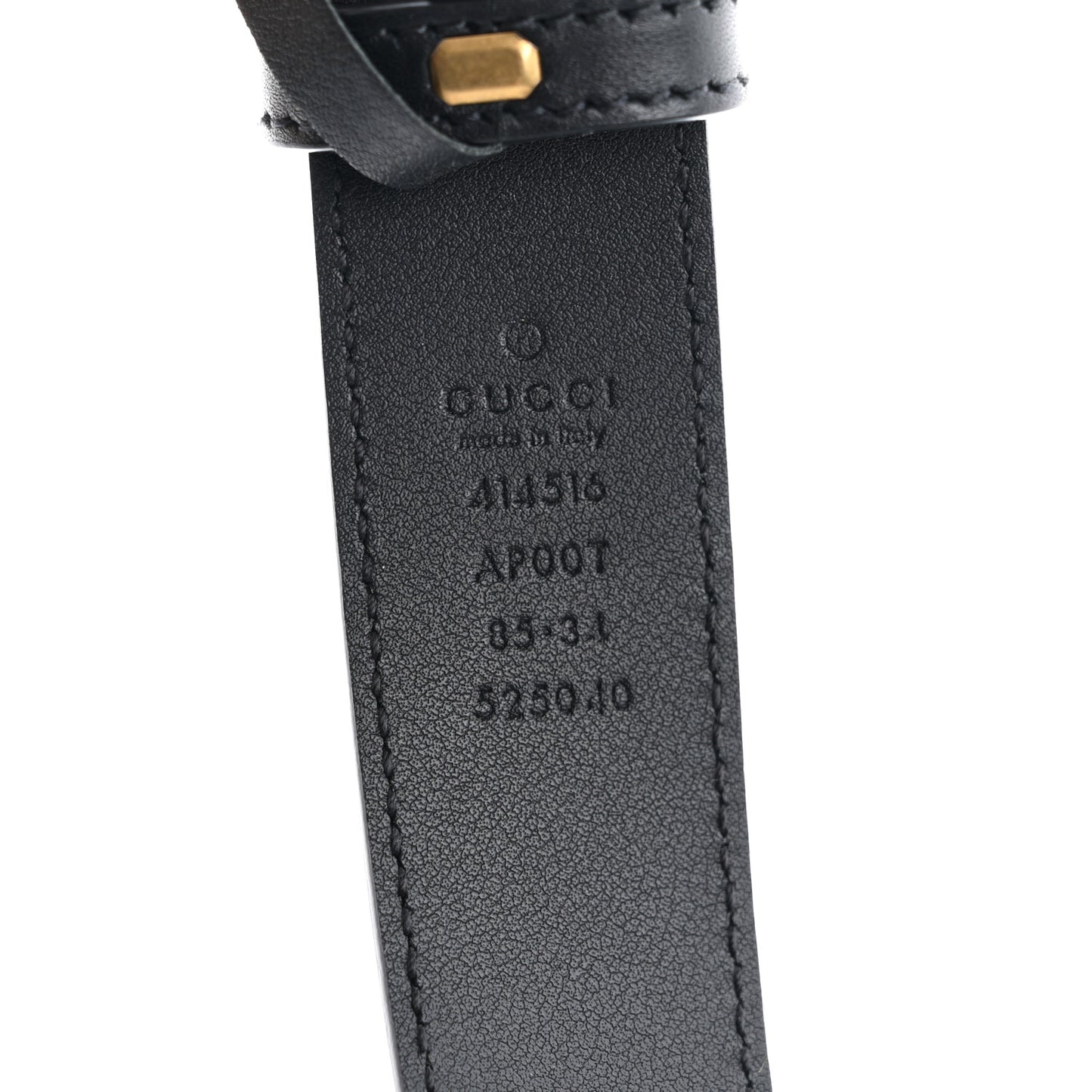 Calfskin Double G 30mm Belt 85 34 Black
