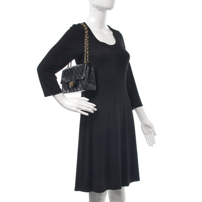 Chanel Lambskin Quilted Small Double Flap Black 2 of 15