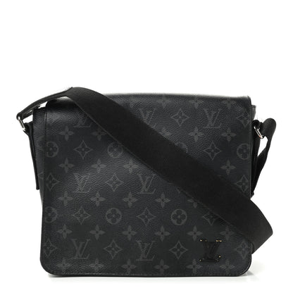 Louis Vuitton Monogram Eclipse District PM Black 1 of 11