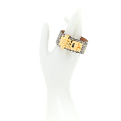 Hermes Lizard Collier De Chien CDC 24 Bracelet T2 Desert 2 of 8