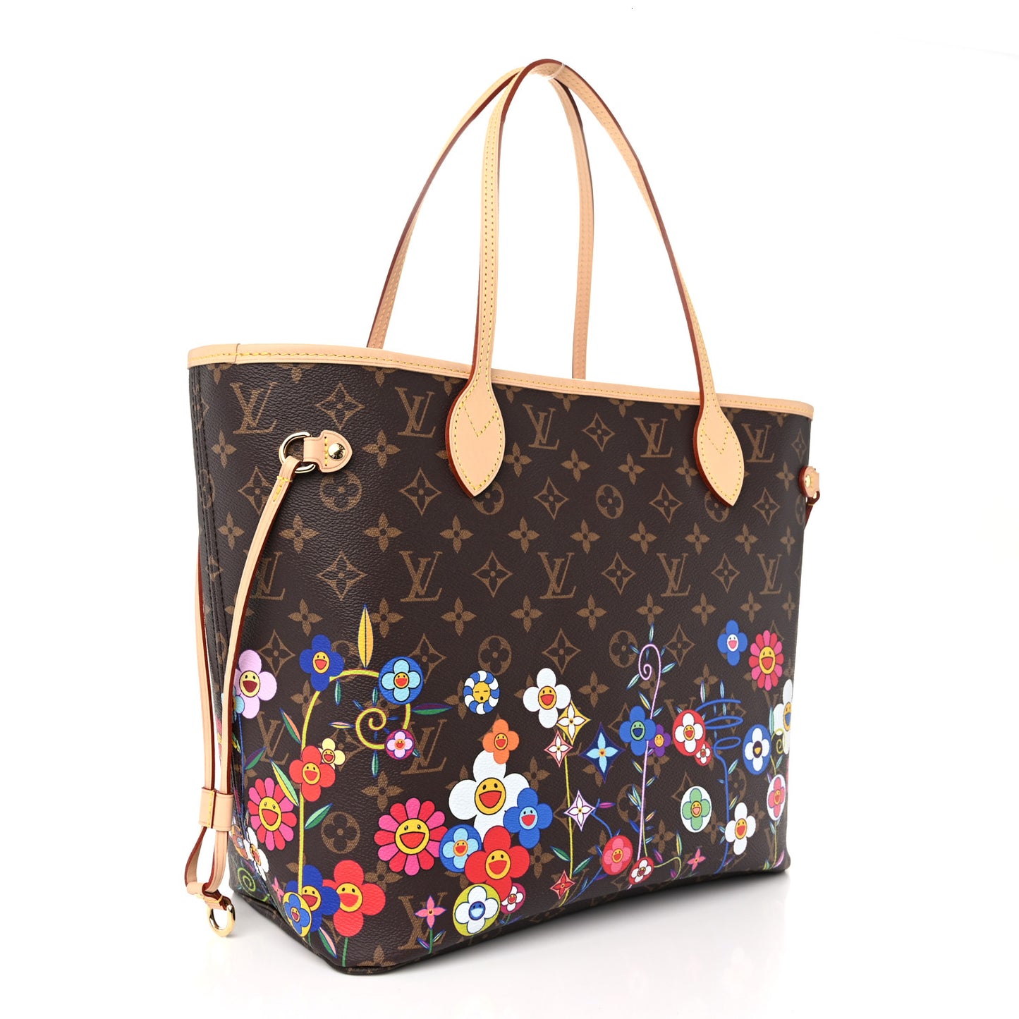 LV X TM Monogram Flowers Neverfull MM