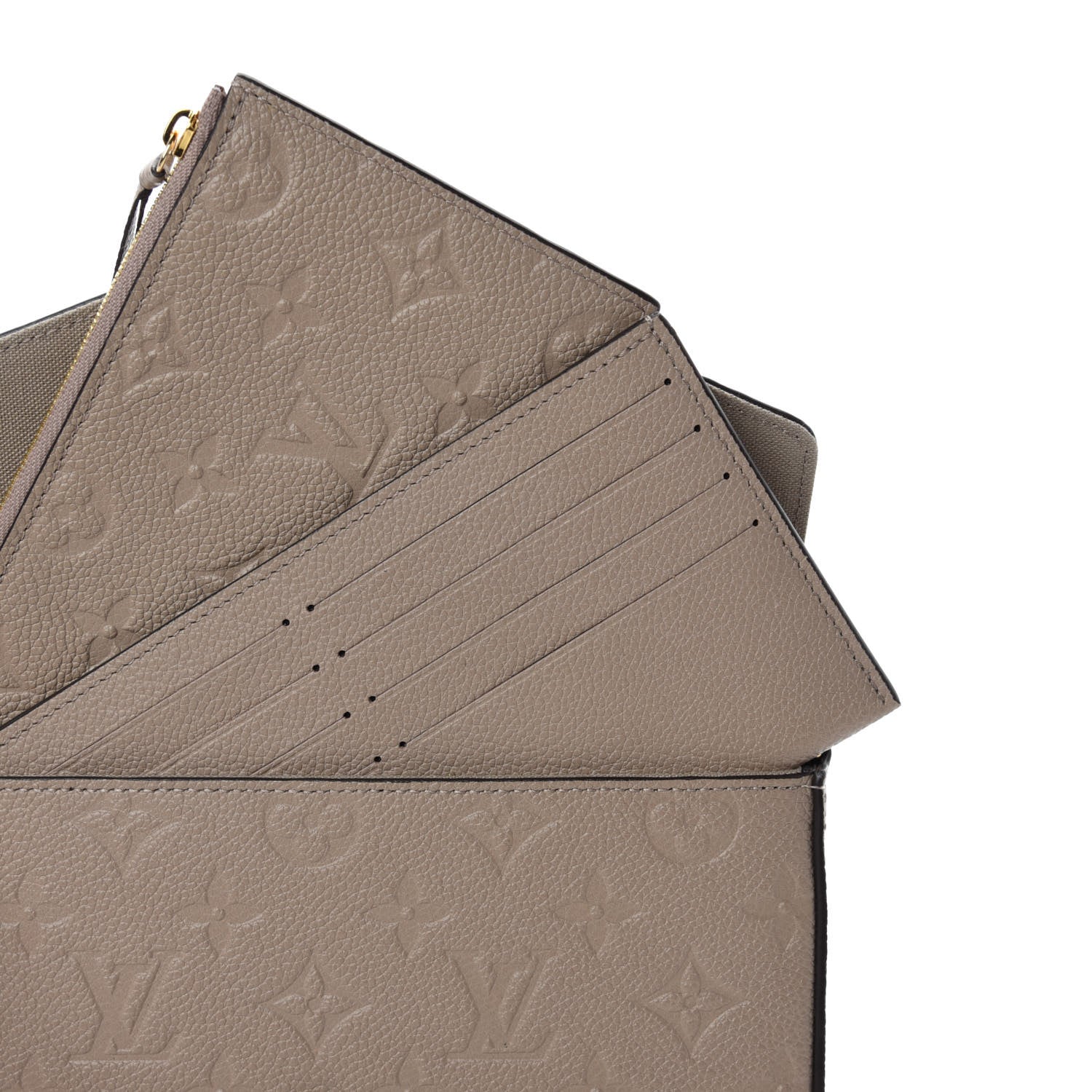 Louis Vuitton Empreinte Pochette Felicie Chain Wallet Tourterelle 8 of 12