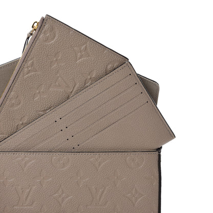 Louis Vuitton Empreinte Pochette Felicie Chain Wallet Tourterelle 8 of 12