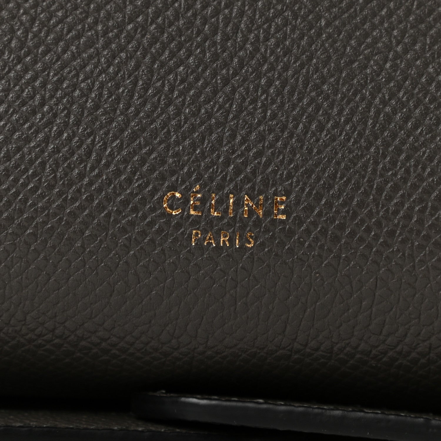Celine Grained Calfskin Micro Belt Bag Grey 6 of 10