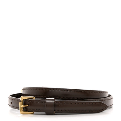 Louis Vuitton Calfskin 12mm Adjustable Shoulder Strap Brown 2 of 4